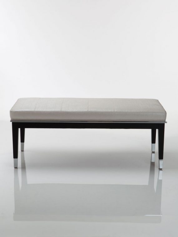 Taylor Wood Steel Bench