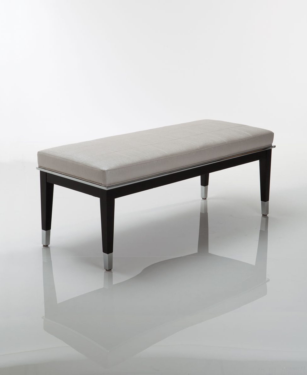 Taylor Wood Steel Bench